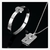Pulseira de aço inoxidável para casal, joia com bloqueio de coração amor, pulseiras, chave, pingente, colar para amantes, joias para presente - comprar online