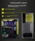 Luz da manhã atx gaming computador caso ventilador de refrigeração a água frente i/o usb3.0 penetração lateral completa computador gamer computador gabinete caso - loja online
