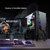 Gabinete Destroyer atx gamer computador caso ventilador de refrigeração à água frente i/o usb3 temperado penetração lateral completa computador gamer - Loja Oficial Christian Acessórios - Frete Grátis Disponível  