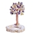 Mini cristal de cura de reiki, árvore de dinheiro natural, ametista, peça de quartzo, amostra para decoração de riqueza - loja online