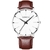 Relógio de pulso minimalista masculino geneva, relógio de quartzo de aço inoxidável azul ultrafino com pulseira de malha, casual para negócios, 2021 - comprar online