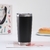 Caneca térmica de cerveja, de aço inoxidável, térmica para café, garrafa de água à prova de vazamento com tampas