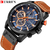 Relógios masculinos marca superior luxo cronógrafo esporte dos homens relógio de pulso - loja online
