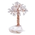 Mini cristal de cura de reiki, árvore de dinheiro natural, ametista, peça de quartzo, amostra para decoração de riqueza na internet