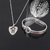 Pulseira de aço inoxidável para casal, joia com bloqueio de coração amor, pulseiras, chave, pingente, colar para amantes, joias para presente - comprar online