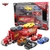 Conjunto disney pixar carro 3 relâmpago mcqueen jackson tempestade mack tio caminhão 1:55 diecast metal modelo de carro brinquedo menino natal presente