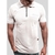Imagem do Camisa polo masculina, camisa polo de manga curta, cor de contraste