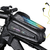 À prova de chuva saco da bicicleta frente titular do telefone celular com touchscreen tubo superior ciclismo reflexivo mtb acessórios