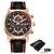 2022 lige novos relógios dos homens marca superior de luxo dial relógio masculino moda silicone à prova dwaterproof água quartzo ouro relógio masculino esporte cronógrafo
