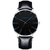 Imagem do Relógio de pulso minimalista masculino geneva, relógio de quartzo de aço inoxidável azul ultrafino com pulseira de malha, casual para negócios, 2021