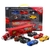 Conjunto disney pixar carro 3 relâmpago mcqueen jackson tempestade mack tio caminhão 1:55 diecast metal modelo de carro brinquedo menino natal presente