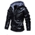 Jaqueta de couro genuíno para motociclista masculina, casaco casual - Loja Oficial Christian Acessórios - Frete Grátis Disponível  