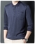 Camisa polo masculina manga longa lapela fino - loja online