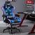Cadeira gamer gamer de alta qualidade, couro, com massagem, escritório, iluminação rgb, giratória, 2021