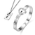 Pulseira de aço inoxidável para casal, joia com bloqueio de coração amor, pulseiras, chave, pingente, colar para amantes, joias para presente na internet