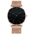 Relógio de pulso minimalista masculino geneva, relógio de quartzo de aço inoxidável azul ultrafino com pulseira de malha, casual para negócios, 2021 - Loja Oficial Christian Acessórios - Frete Grátis Disponível  
