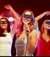Òculos de festa idiomas personalizados usb carga piscando luminosa na internet