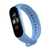 Pulseira para xiaomi mi banda 6 esporte pulseira de silicone portátil esportes fitness tpu cor sólida substituição pulseira