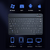 Teclado bluetooth de 1 polegada para ios windows android - loja online