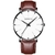 Relógio de pulso minimalista masculino geneva, relógio de quartzo de aço inoxidável azul ultrafino com pulseira de malha, casual para negócios, 2021 - comprar online