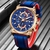 2022 lige novos relógios dos homens marca superior de luxo dial relógio masculino moda silicone à prova dwaterproof água quartzo ouro relógio masculino esporte cronógrafo na internet