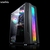 Luz da manhã atx gaming computador caso ventilador de refrigeração a água frente i/o usb3.0 penetração lateral completa computador gamer computador gabinete caso