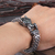 Imagem do Pulseira para homem aço inoxidável moda jóias hippop rua cultura