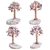 Imagem do Mini cristal de cura de reiki, árvore de dinheiro natural, ametista, peça de quartzo, amostra para decoração de riqueza