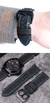 Pulseira de couro de textura de náilon para panerai pam01661 | 441 marina pulseira de relógio preto azul 22mm 24mm 26mm cinto acessórios pulseiras - comprar online