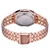 Relógio Wr Digital Aço Vintage Unisex Rose, Ouro Prata Preto