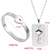 Pulseira de aço inoxidável para casal, joia com bloqueio de coração amor, pulseiras, chave, pingente, colar para amantes, joias para presente - comprar online
