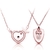 Pulseira de aço inoxidável para casal, joia com bloqueio de coração amor, pulseiras, chave, pingente, colar para amantes, joias para presente