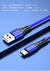 Cabo usb tipo c para samsung s10 s20 xiaomi mi 11