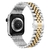 Banda de metal para apple assistir série 7 45mm 41mm nova marca aço inoxidável pulseira para iwatch 6 5 4 3 se 44mm 40mm 42mm - comprar online