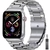 Banda de metal para apple assistir série 7 45mm 41mm nova marca aço inoxidável pulseira para iwatch 6 5 4 3 se 44mm 40mm 42mm - comprar online