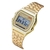 Relógio Wr Digital Aço Vintage Unisex Rose, Ouro Prata Preto - loja online