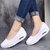 Sapatilhas femininas apartamentos mocassins conforto raso doce mocassins deslizamento - comprar online
