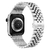 Banda de metal para apple assistir série 7 45mm 41mm nova marca aço inoxidável pulseira para iwatch 6 5 4 3 se 44mm 40mm 42mm na internet