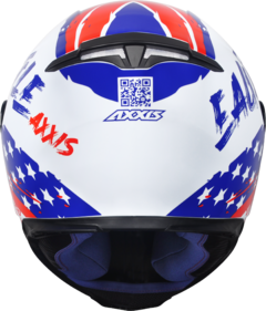 CAPACETE AXXIS EAGLE INDEPENDENCE GLOSS WHITE na internet
