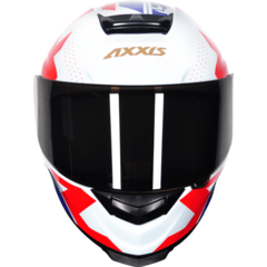 Imagem do CAPACETE AXXIS EAGLE DIAGON GLOSS WHITE/BLUE/RED