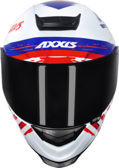 CAPACETE AXXIS EAGLE INDEPENDENCE GLOSS WHITE