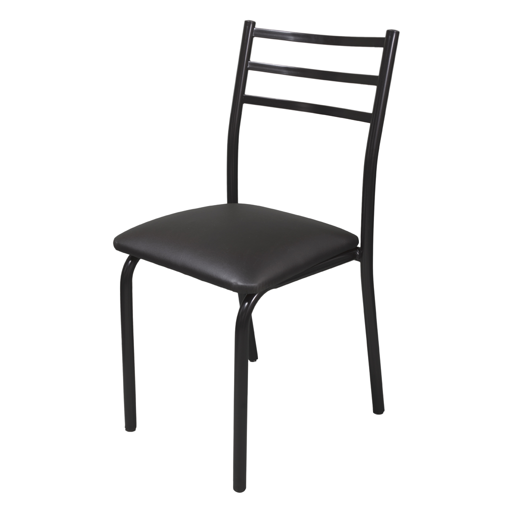 Silla Eco Dakot Negra Blanco & Negro Amoblamientos