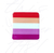 Broche Quadrado Lésbica Bandeira Orgulho Bottons Buttons