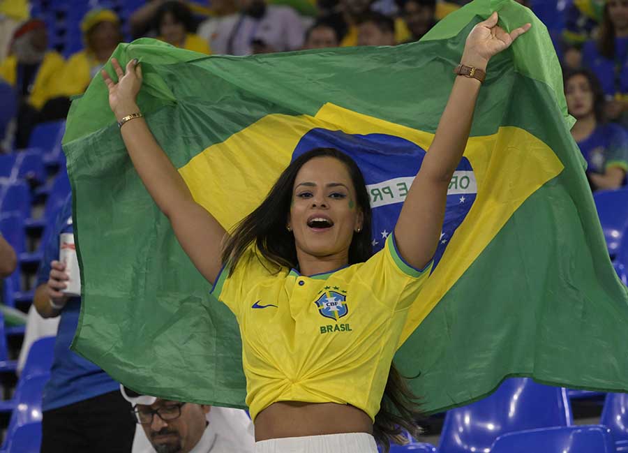 Camisa Seleção do Brasil I 2020 Masculina Modelo Player Amarela