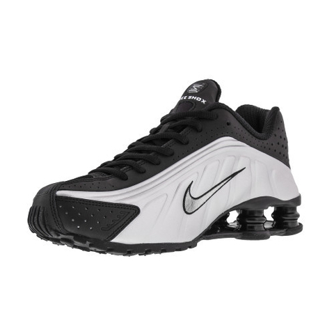 nike shox prata com preto