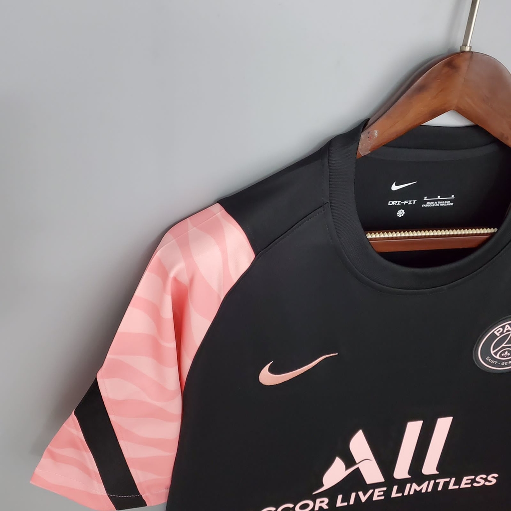 camisa treino psg preta