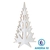 Arbol De Navidad Merry 88cm En Mdf Con Melamina Blanca -A12