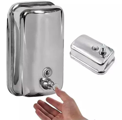 DISPENSER JABÓN 500ml ACERO INOXIDABLE - comprar online