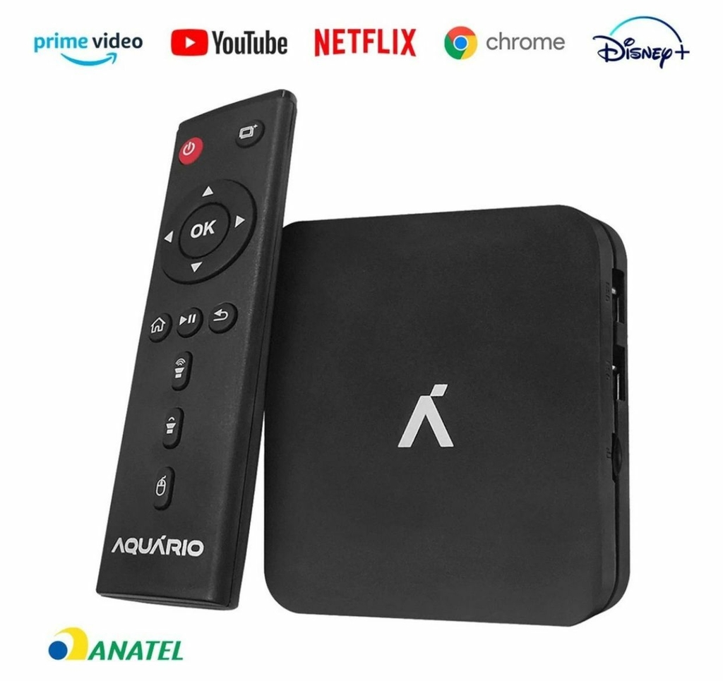 Loja Elétron - Imagine assistir a filmes e séries, baixar aplicativos, jogos,  ouvir música e acessar a Internet em qualquer TV! Nós temos a Smart Box da  Aquário, a melhor solução para