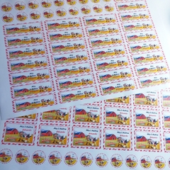 1 plancha de stickers A3 - YERCY BOOM
